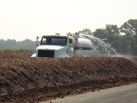 Turning Compost to Maintain Temperature